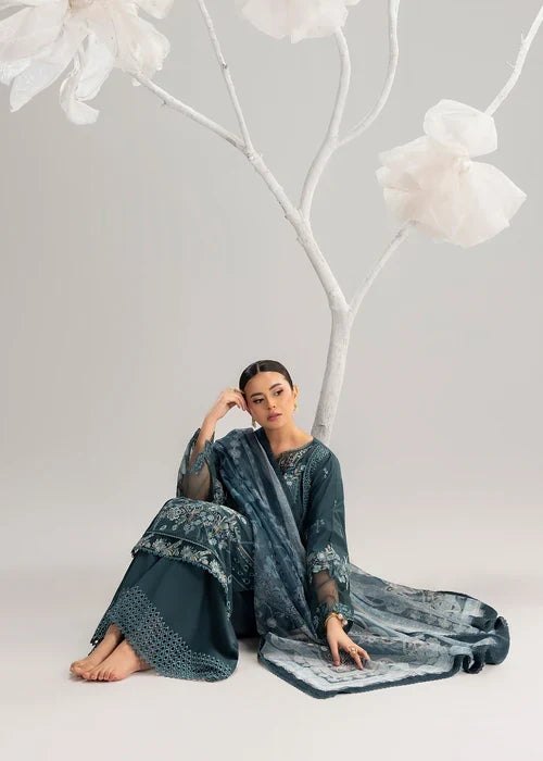 3- Piece Embroidered Lawn Suit