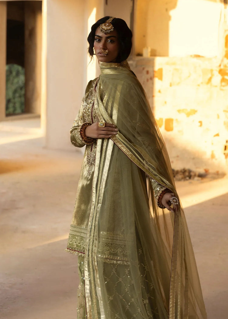 3- Piece Embroidered Raw Silk Suits