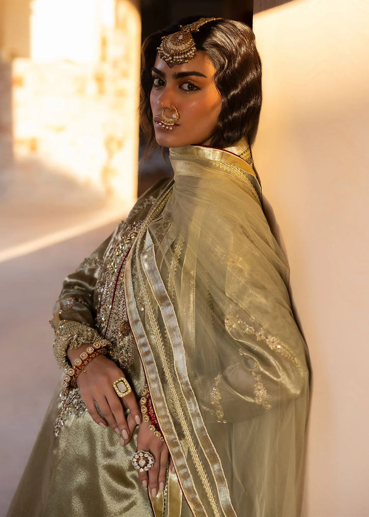 3- Piece Embroidered Raw Silk Suits