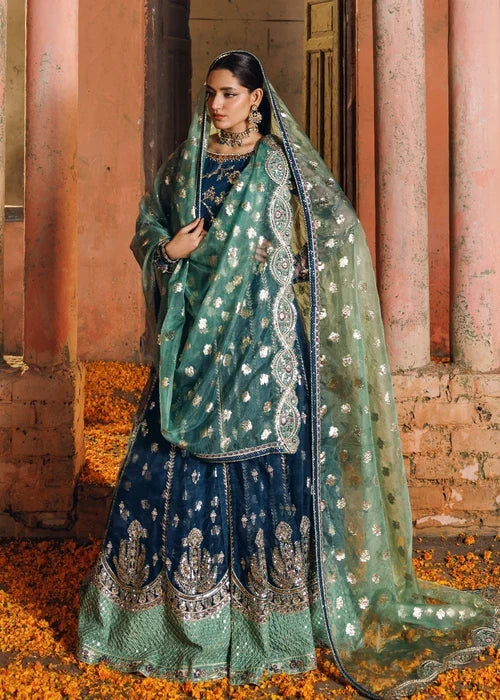3- Piece Embroidered Organza Maxi