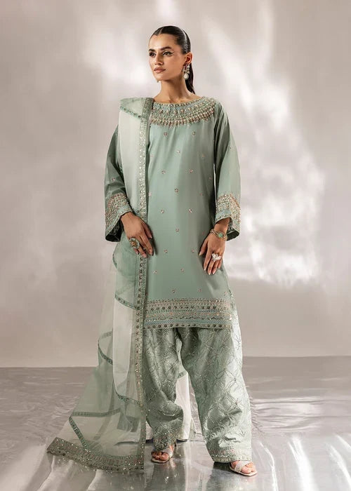 3 - Pieces Embroidered Silk Suit